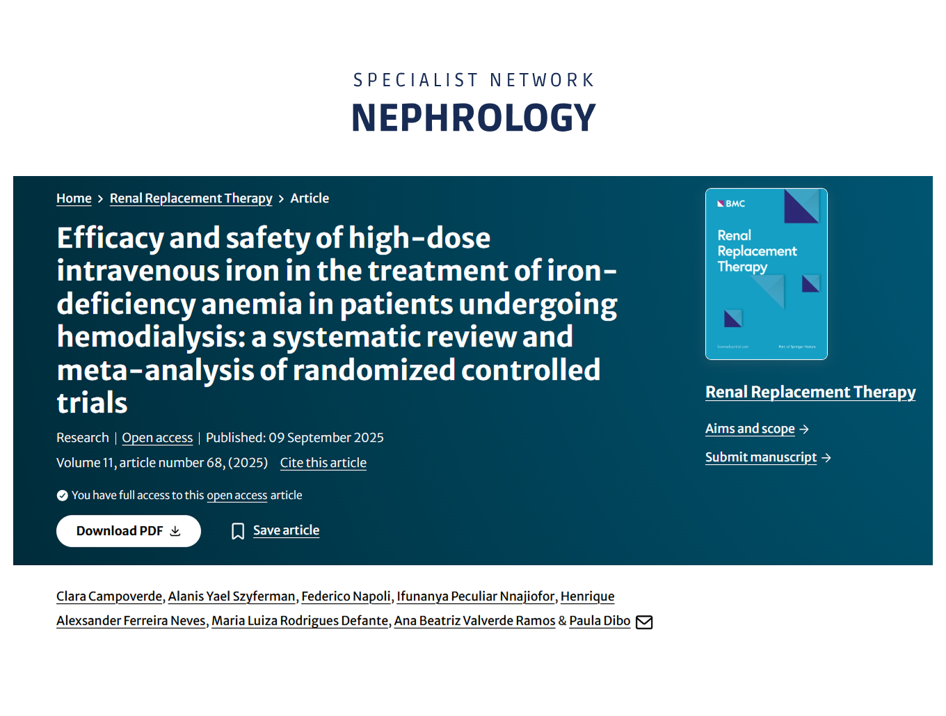 Nephrology